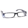 PS Designs 02151 - LED Zebra Frame +2.25 Lighted Reading Glasses