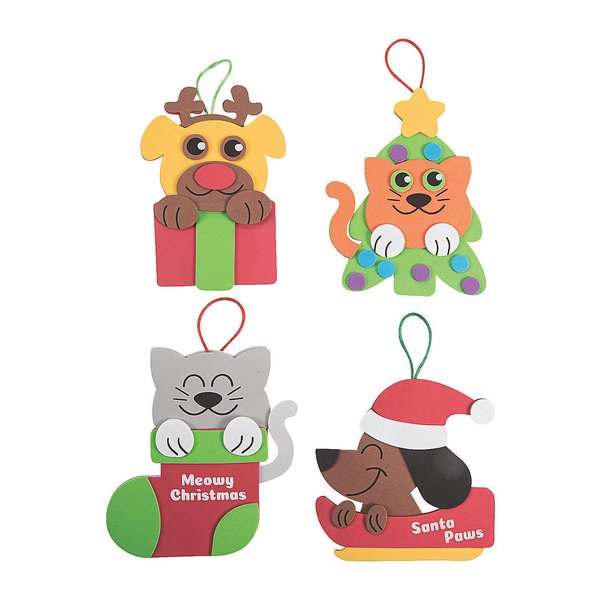 Christmas Pet Ornament Craft Kit -12 - Crafts for Kids and Fun Home Activities