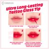 FORENCOS Tattoo Glass Lip Gloss Tint, Korean Glossy Tint/Stain, High Pigmentation, Glasting Shine, Long Lasting, Moisturizing, Lightweight, Non-Sticky Formula (04 POPPY)