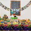 Dirt Bike Party Supplies, Includes Plate, Napkin, Cups, Forks, Tablecloth, for Kids Boys Girls Motorcycle Extreme Sports Birthday Decorations, Serve 20