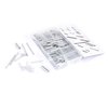 200 Piece Muzerdo Spring Assortment Set - Zinc Plated Extension and Compression Springs Kit