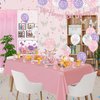 Butterfly Birthday Party Decorations - Butterfly Happy Birthday Banner, Latex Balloons, 3D Butterfly Stickers, Cake Topper, Fringe Curtains and Tablecloth for Girls Spring Garden Party Supplies