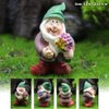 PEATOP Fairy Garden Accessories,Miniature Gnome Figurines Set of 7, Garden Gnome Figurines for Plant Pots Decor, Home Decoration,Fairy Garden