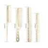 Barber Comb 4Type Aluminum Metal Combs for Cutting Comb Hair Hairdressing Tail Comb (Golden)