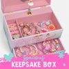 Musical Ballerina Jewelry Box for Girls - Kids Dancing Ballerina Music Box with Mirror, Ballet Gifts for Little Girls, Jewelry Boxes, Childrens Birthday Gift, Ages 3-10