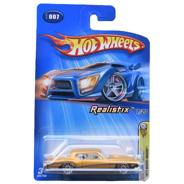 Hot Wheels 1971 Buick Riviera - Gold 7/20