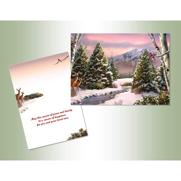 Performing Arts Full Color Inside Mountain Deer Stationery Paper, 52505-18