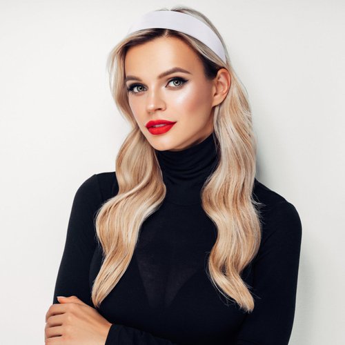 VELSCRUN White Black Pink Red Headbands for Women Girls 1.6 Inch Satin Wide Fashion Headband Head Bands for Women's Hair Bands Cosplay Halloween Costumes Hair Accessories Gifts for Mothers Sisters