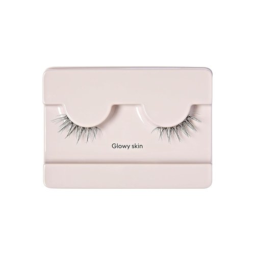 KISS The New Natural, False Eyelashes, Glowy Skin', 12 mm, Includes 1 Pair Of Lash, Contact Lens Friendly, Easy to Apply, Reusable Strip Lashes