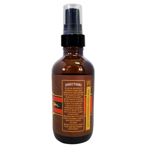 Grave Before Shave Beard Oil (Cigar Blend) 4 oz. Bottle