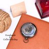 Nautical Ross London Brass Round Pocket Compass Marine Navigational Royal Device Gift Item (Antique)