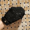 Arganier Noir Moroccan Black Soap with Olive Oil + Kessa Glove (SET) Exfoliating Soap for Moroccan Hammam