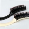 Beavorty 2pcs Hair Teasing Comb Black Handles Haircutting Comb Handle Hair Comb Scalp Comb Woman Hair Comb Evening Makeup Comb Plastic Curly Hair Comb Dedicated Curling Comb Brush