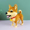 ENHANA Building Block Animal Bricks Dog Shiba Inu Micro Mini Block Dogs Building Animal Set DIY 3D Block Toy Building Blocks for Kids Or Adult and Teens1850 Pieces