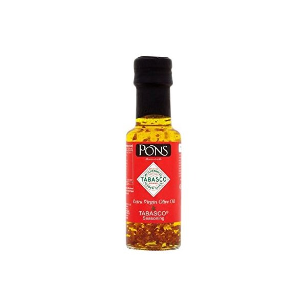 Pons. Extra Virgin Olive Oil with Tabasco Seasoning. 125ml (4.23oz)