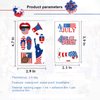 Fourth of July Tattoos, 21 sheets American Flag Temporary Tattoos, USA face tattoos, Red White Blue tattoos stickers, 4th of July, Independence Day, Memorial Day, Patriotic Theme Party Supplies