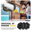 Dairrr Fuuu RV Window and Vent Knob Replacement 1" Shaft, Camper Window Crank Handle Knobs Part, Latch Lock Knob for Travel Trailer Window, RV Interior Hardware, Black, 3 PCS