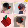Back to School Hair Clips Red Hair Clips for Women Back to School Teacher Student Hair Accessories Gifts Cute Hair Clips Medium Strong Hold for Thick Thin Hair 1PCS