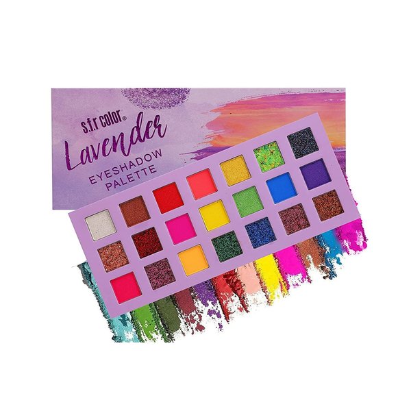 METREY Beauty Eyeshadow Levender 21 Multi color Eyeshadow Palette (Matte, Shimmer, Glitter) for your Face Makeup Kit