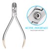 ANNWAN Braces Wire Cutter - Professional Stainless Steel Wire Cutter for Braces Lightweight Orthodontic Wire Cutters Durable Dental Ligature Cutter Plier