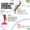 8 Posca Paint Markers, 5M Medium Markers with Reversible Tips, Marker Set of Acrylic Paint Pens | Posca Pens for Art Supplies, Fabric Paint, Fabric Markers, Paint Pen, Art Markers