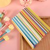 Lollipop Sticks, 6 Inch Paper Cake Pop Sticks Reusable Plastic Cake Lollipop Stick for Candy Chocolate Cookie (Multicolor, 200 Pcs)