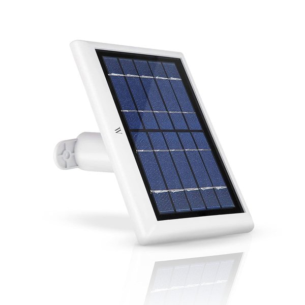 Wasserstein Solar Panel with 13.1ft/4m Cable Compatible with Arlo Ultra/Ultra 2, Arlo Pro 3/Pro 4 & Arlo Pro 5S ONLY (1 Pack, White) (NOT Compatible with Arlo Essential Spotlight)