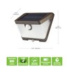 HALO OutdoorSolar Wedge LED Security Flood Light with Motion Sensor -800Lumens -Bronze (SWL0840B)