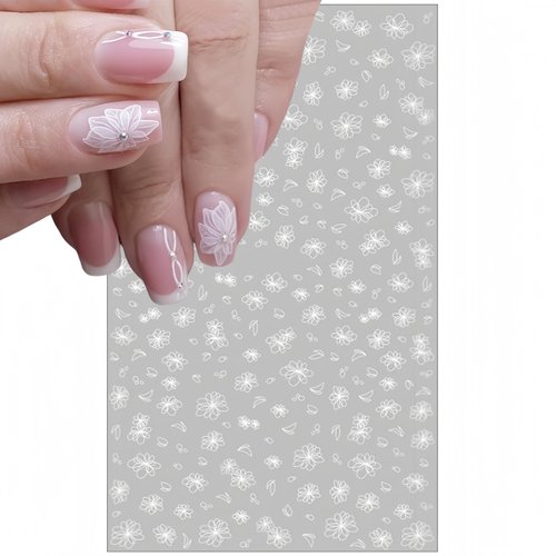 8Sheets Glitter Independence Day Stars Nail Art Stickers 3D Self Adhesive Shiny Glitters Starlight Nail Decals 4th of July Holographic Pentagram Design Decal for Woman DIY Manicure Decoration