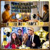 Hanaive 40 Pack 2025 Happy New Year Party Decorations Big 3D New Year Balloons Set Black Gold Happy New Year Banner Champagne Bottle Star Disco Ball Balloon Round Foil Balloons Gift for New Year Party