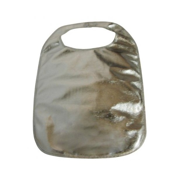 Adult Clothing Protector Gold Lamey Bib