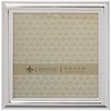 5x5 Metal Picture Frame Silver-Plate with Delicate Beading (510755)