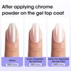 Gellen No Wipe Gel Top Coat, 18ml Tempered Scratch Resistant Clear Nail Polish Finish, Soak Off UV Lamp Top Gel, High Gloss Shiny & Long Lasting Top Coat Gel for Starter Nail Salon Art DIY Manicure