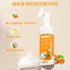 Joanssore 2Pcs Turmeric Facial Cleanser, Turmeric Face Wash, Turmeric Foaming Cleanser, Foaming Face Wash, Tumeric Face Wash, Turmeric Wash Facial Cleanser, Deep Clean and Firm Pores, 5.28 Fl.Oz/1Pcs