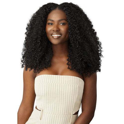 Outre Big Beautiful Hair Clip-In - 9pcs - Bohemian Curl 14" (NATURAL BROWN)