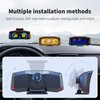 Obd2 Gauge Display for Cars P4, Digital Speedometerwith Overspeed, RPM, Water Temperature, Voltage Alarm, Heads Up Display Suitable for All Car