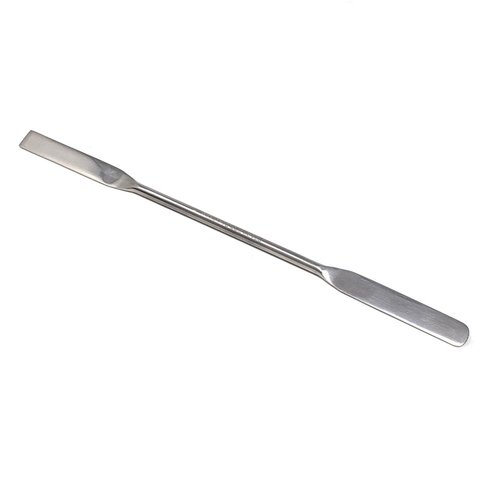 A2Z Lab Spatula Stainless Steel Sampling Spatula Mixing Transfering Double-Ended Spatula with Flat Ends For Cosmetic Lab Handling Cream, Gel, Powder- Laboratory Supplies For Experiments & Lab Use - 7"