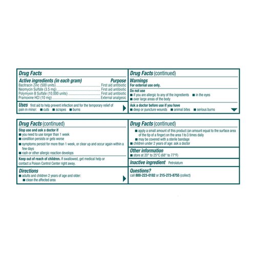 Neosporin First Aid Antibiotic Ointment Maximum Strength Pain Relief, 1-Ounce (Pack of 6)