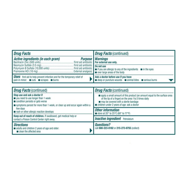Neosporin First Aid Antibiotic Ointment Maximum Strength Pain Relief, 1-Ounce (Pack of 6)