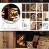 JOOHOUR Sherlock Holmes DIY 3D Puzzle Night Light, Baker Street Miniature Wooden Lamp, Model Building Kit with LED Light, Creative Craft Home Decor, Gift for Teens and Adults, Detective Station