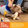 The Dodo Eco-Friendly Dental Dog Chew Toy, Peanut Butter Flavor; Bamboo Mixed Material Dog Toy, Durable and Easy to Grip Shape Dog Chewer Toy