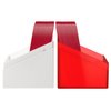 Ultimate Guard Boulder Synergy 100+, Deck Case for 100 Double-Sleeved TCG Cards, Red/White, Secure & Durable Storage for Trading Card Games
