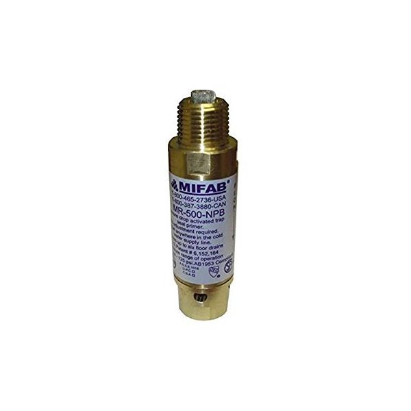 MIFAB MR-500 151839 Pressure Drop Activated Trap Seal Primer For Up To 6 Floor Drain Traps with 1/2" Connections