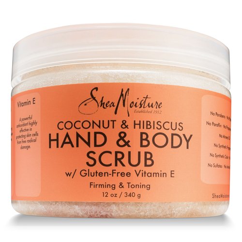 Shea Moisture Sheamoisture Coconut & Hibiscus Hand & Body Scrub, 12 Oz