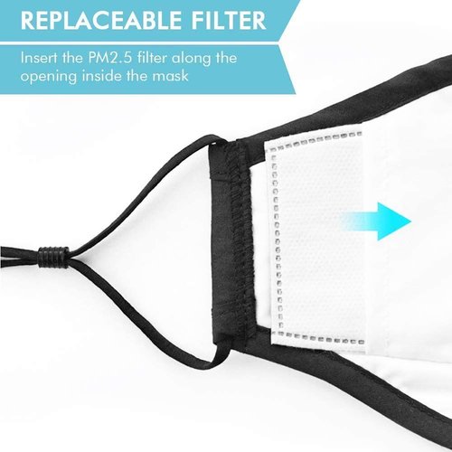 Cloth Face Mask Bandana (Navy)