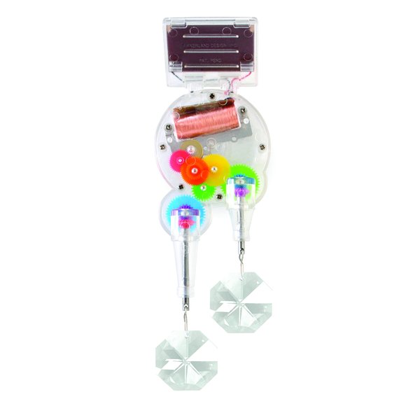 Kikkerland Solar Powered Double Rainbow Maker, Solar-Powered Toy, Rainbow Prisms, Fun Educational Science, Home Decor Decoration, Gift for Family