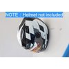 Pmsanzay 2/PK Helmet Holder Hook, Sturdy Helmet Display Rack, Wall Mounted Helmet Storage Rack Hanger, for Motorbike Jacket Wall Display Rack, Stainless Steel- Hardware Included Easy to Install.
