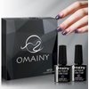 Omainy Gel Nail Polish Set -Color Changing Gel Nail Polish Set Purple Blue Pink Red Laverder Wind Red Black Color Changing Gel Polish Soak Off UV LED Thermal Temperature Art (8PC003)