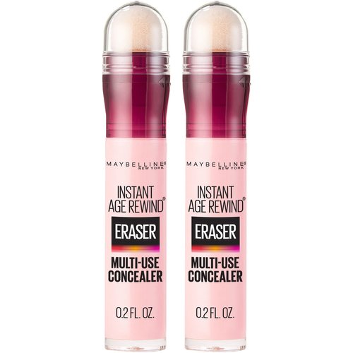 Maybelline Instant Age Rewind Eraser Dark Circles Treatment Multi-Use Concealer, Brightener, 0.2 Fl Oz (Pack of 2)
