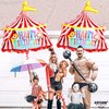 Katchon, Circus Tent Carnival Balloons - Gaint 30 Inch, Pack of 2 | Carnival Theme Party Decorations | Circus Balloons for Carnival Decorations | Circus Birthday Party Decorations | Carnival Tent